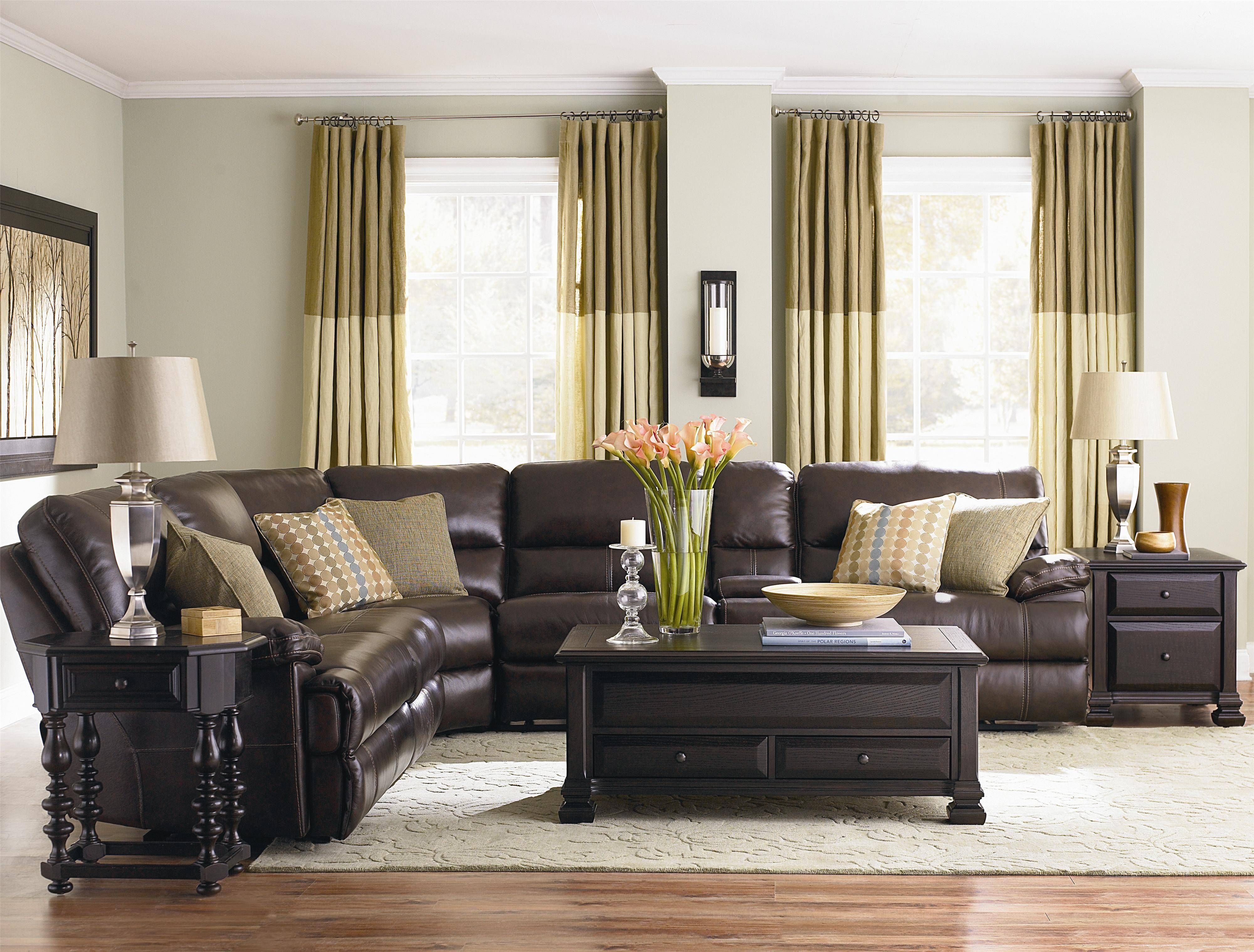 Bassett Dillon 6 Piece Motion Sectional With Padded Armrests Pertaining To 6 Piece Leather Sectional Sofa (View 13 of 30)