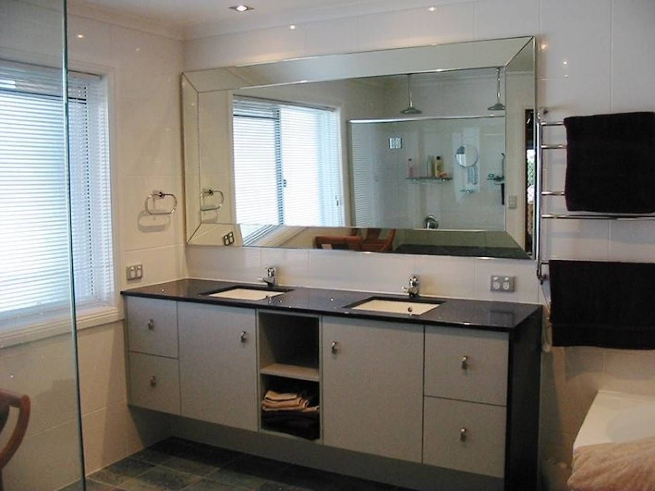 Bathroom: Hallway Mirrors | Framing Large Bathroom Mirror | Large Throughout Venetian Bathroom Mirrors (Photo 17 of 25)