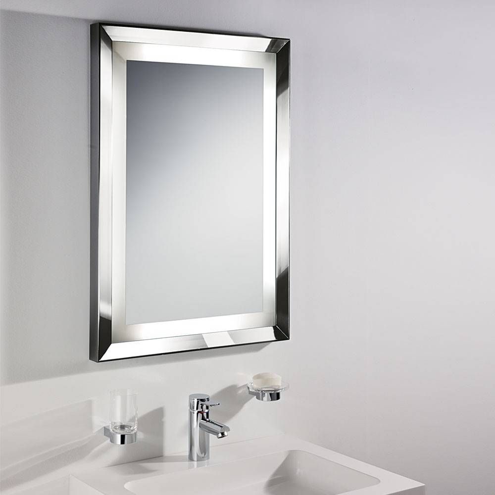 Bathroom Wall Mirror Chrome Frame – The Bathroom Wall Mirror And Throughout Chrome Wall Mirrors (View 5 of 25)