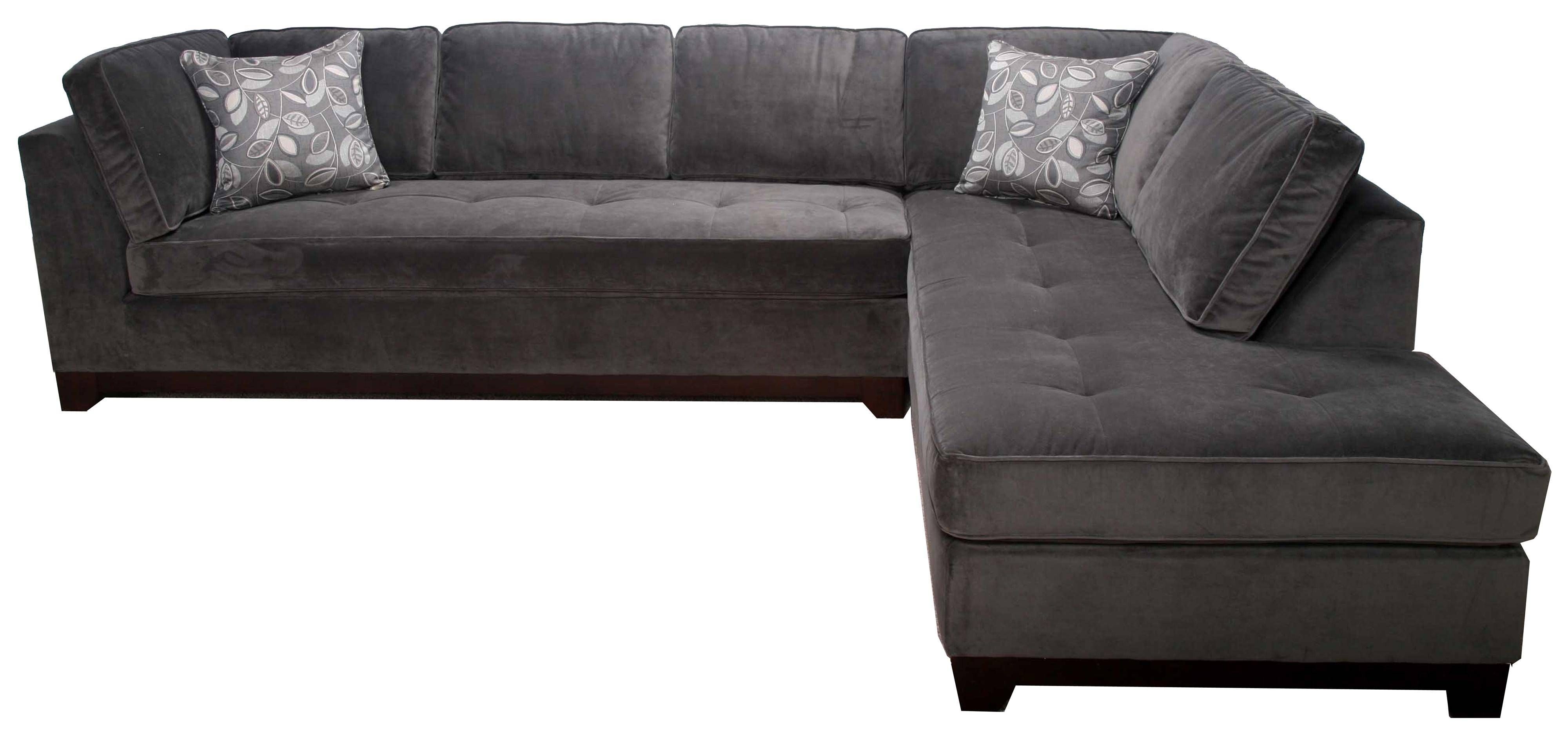 Bauhaus 536a Contemporary 2 Piece Sectional With Chaise – Ahfa Pertaining To Bauhaus Sectional Sofas (View 3 of 30)