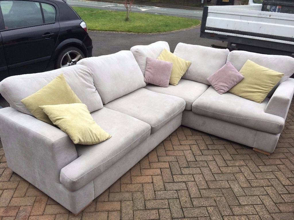 Beautiful, 2 Year Old, Dfs Freya, Left Hand, 2 Piece Corner Sofa Intended For Corner Sofa And Swivel Chairs (Photo 22 of 30)