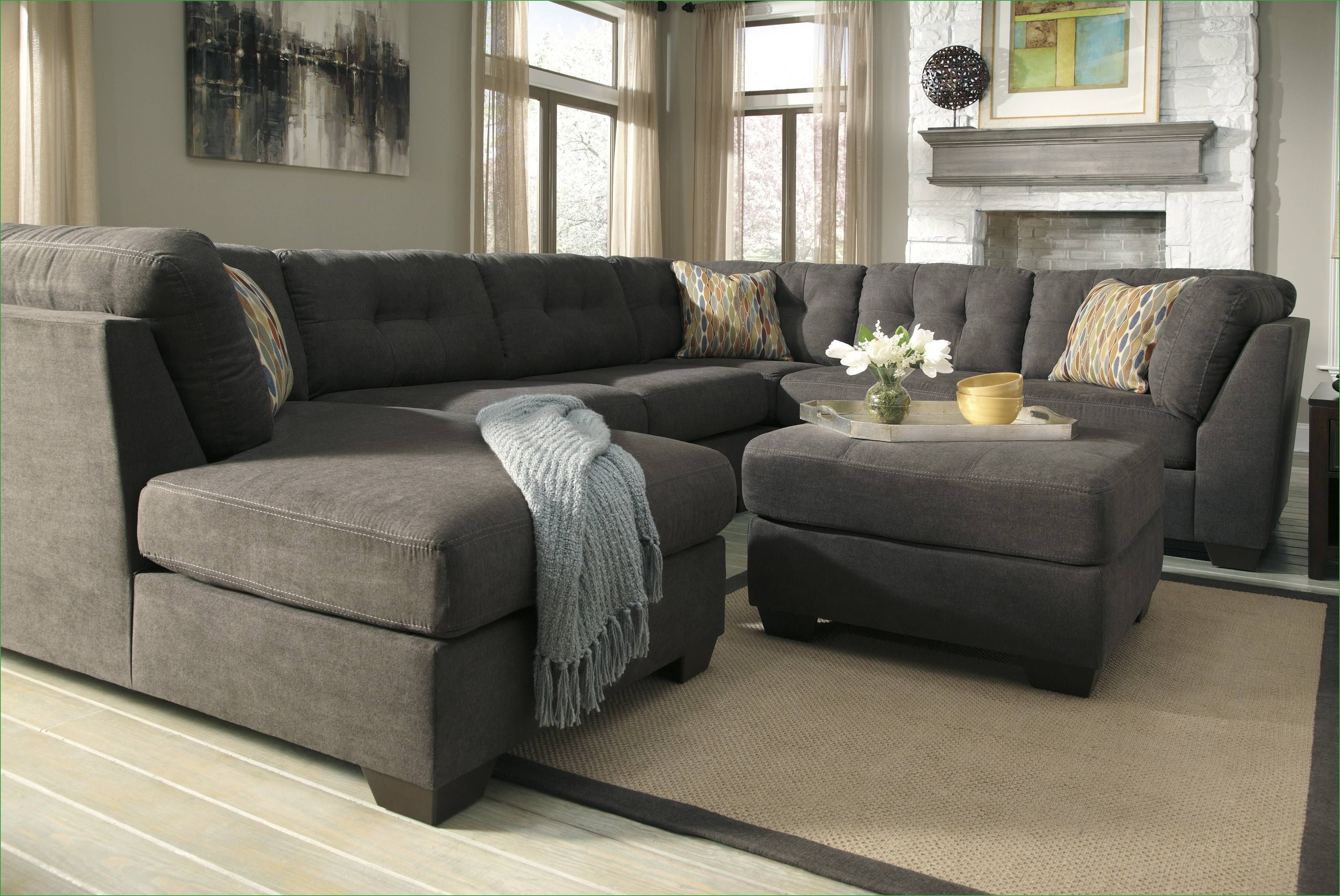 Beautiful Small Gray Sectional – Cozy House In 10 Foot Sectional Sofa (View 28 of 30)