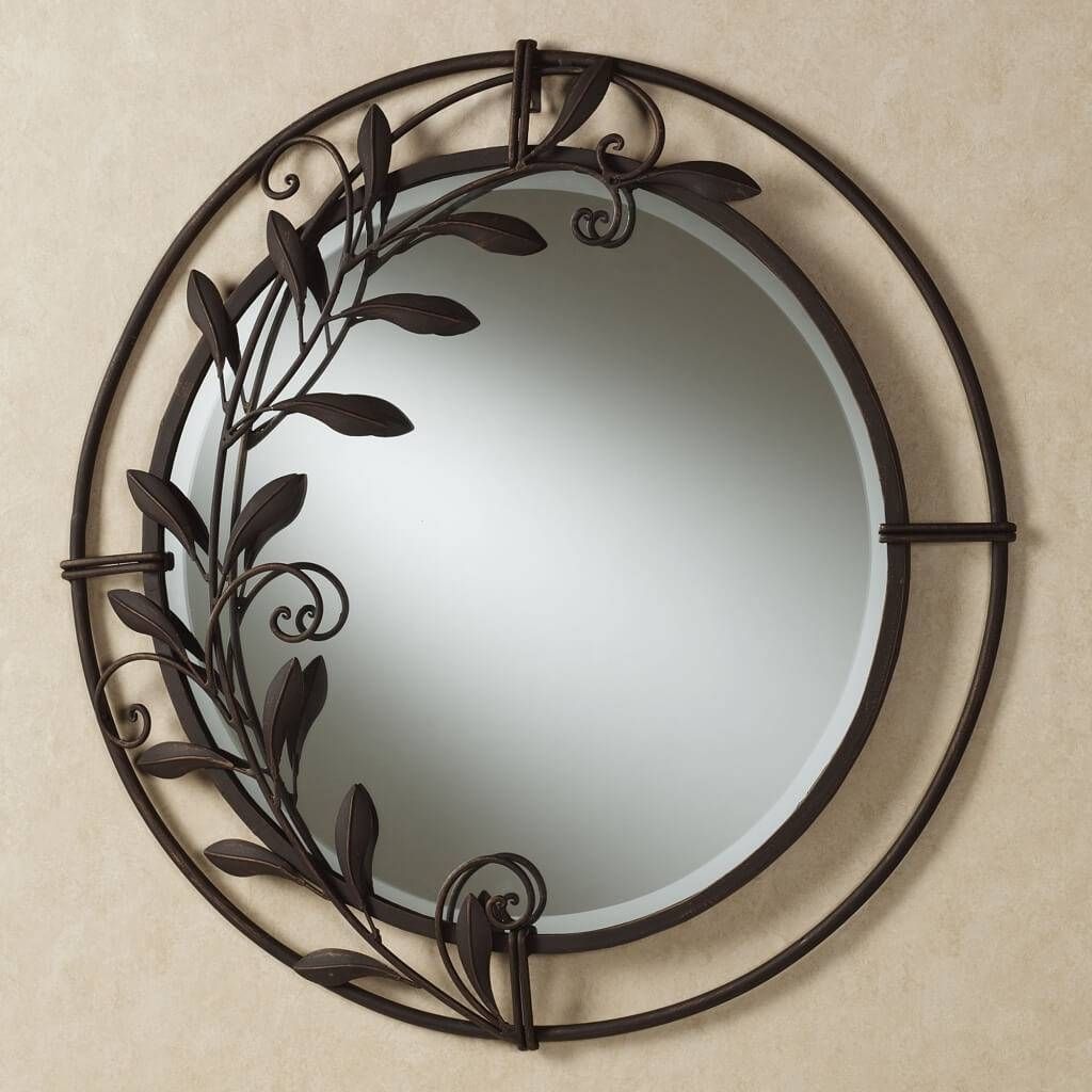 Beauty Round Mirror Wall Decor | Jeffsbakery Basement & Mattress Regarding Fancy Wall Mirrors (View 11 of 25)