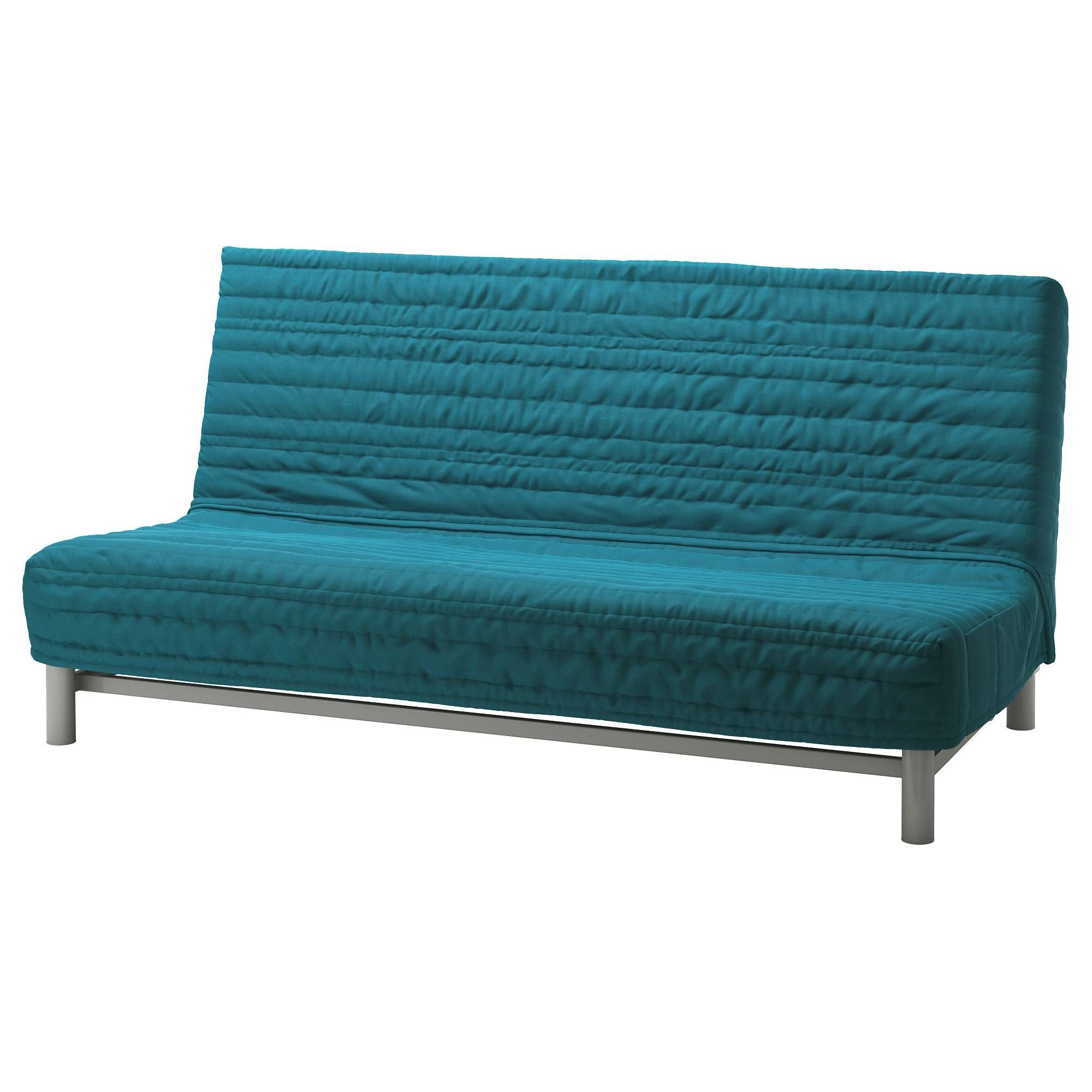 Beddinge Lövås Sleeper Sofa – Knisa Turquoise – Ikea Inside Aqua Sofa Beds (View 3 of 30)