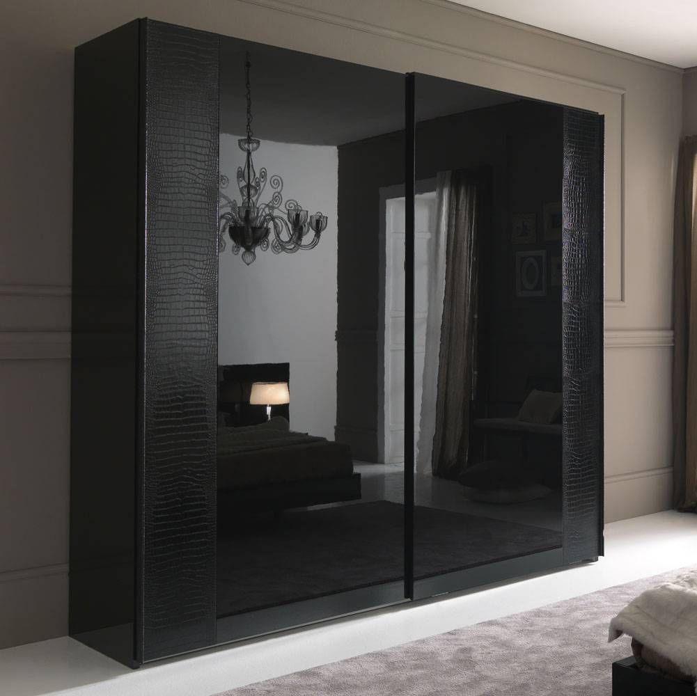 Bedroom: Attractive Armoire Bedroom Furniture For Bedroom Design Inside Black Glass Wardrobes (View 11 of 15)