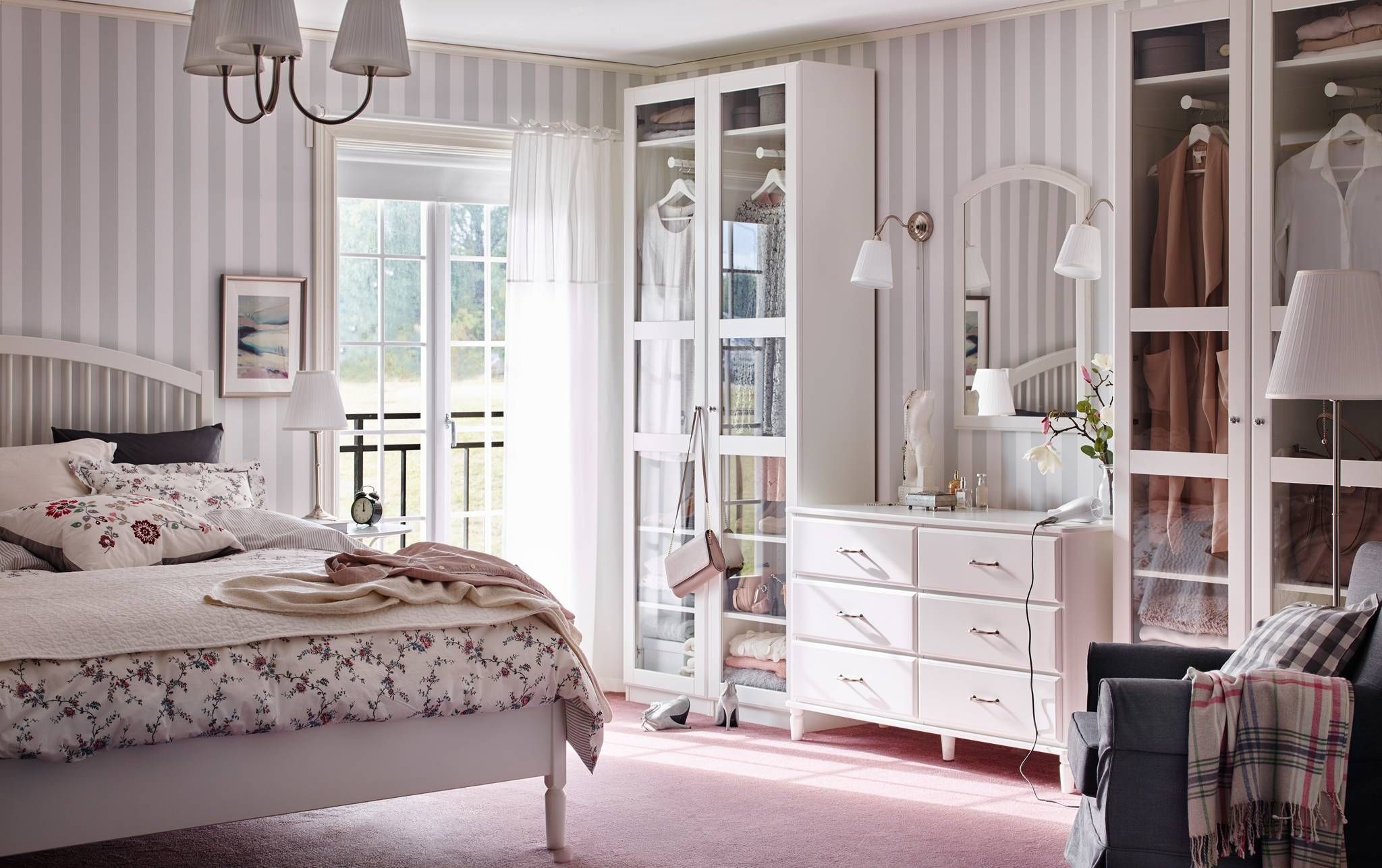 Bedroom Furniture & Ideas | Ikea Inside White Bedroom Wardrobes (Photo 9 of 15)