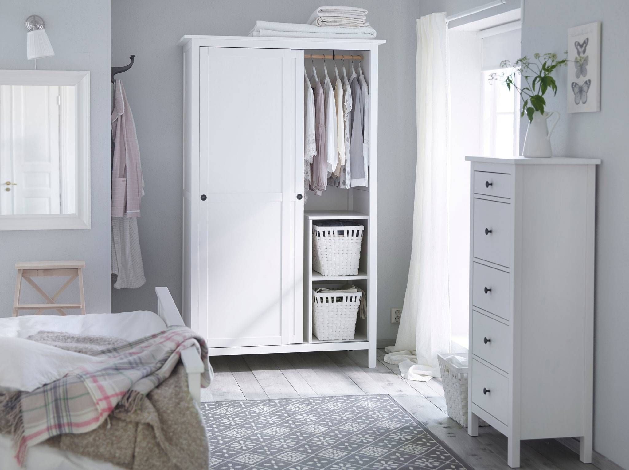 Bedroom Furniture & Ideas | Ikea Intended For White Bedroom Wardrobes (View 2 of 15)