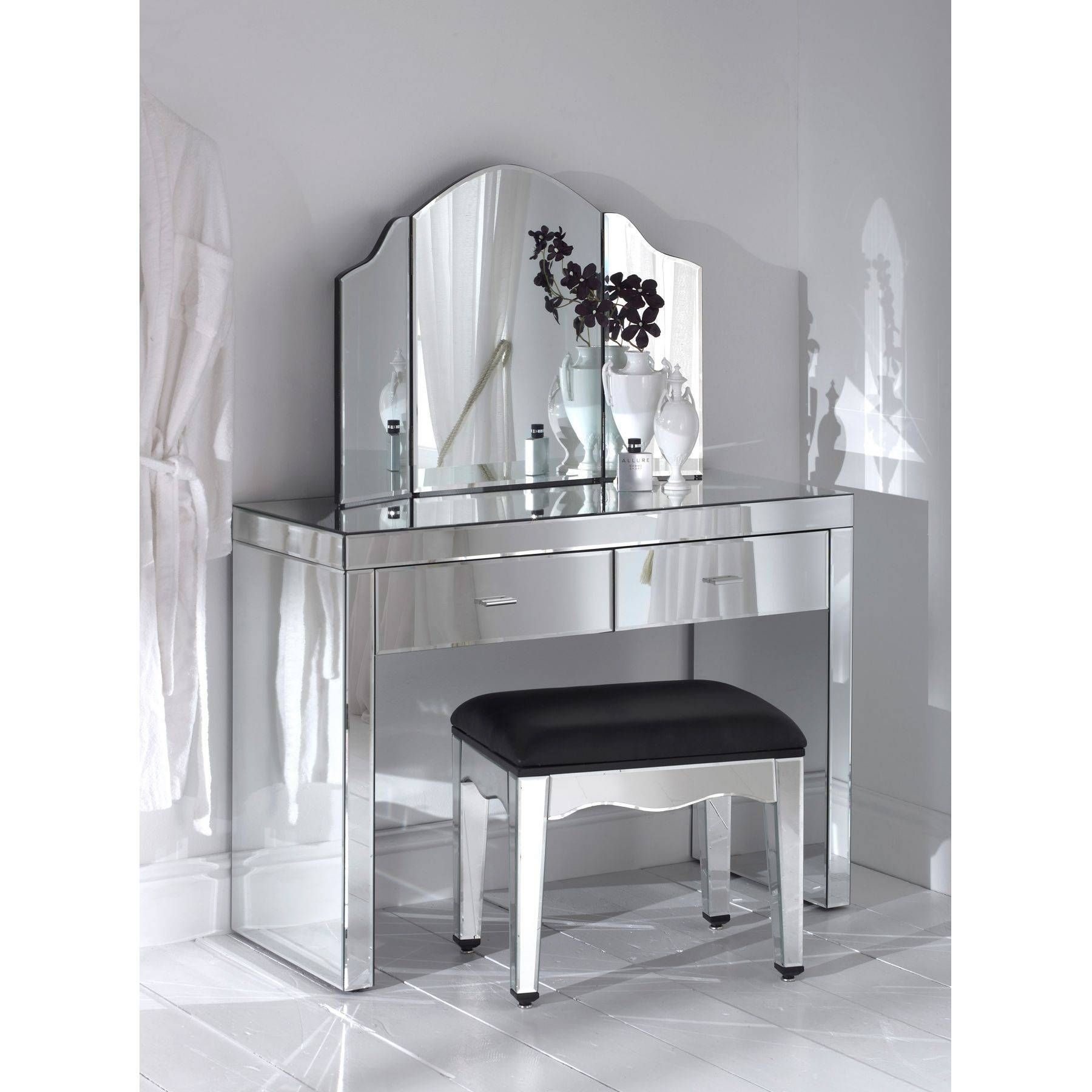 Bedroom Furniture : Narrow Dressing Table Black Dressing Table For Black Dressing Mirrors (Photo 10 of 25)