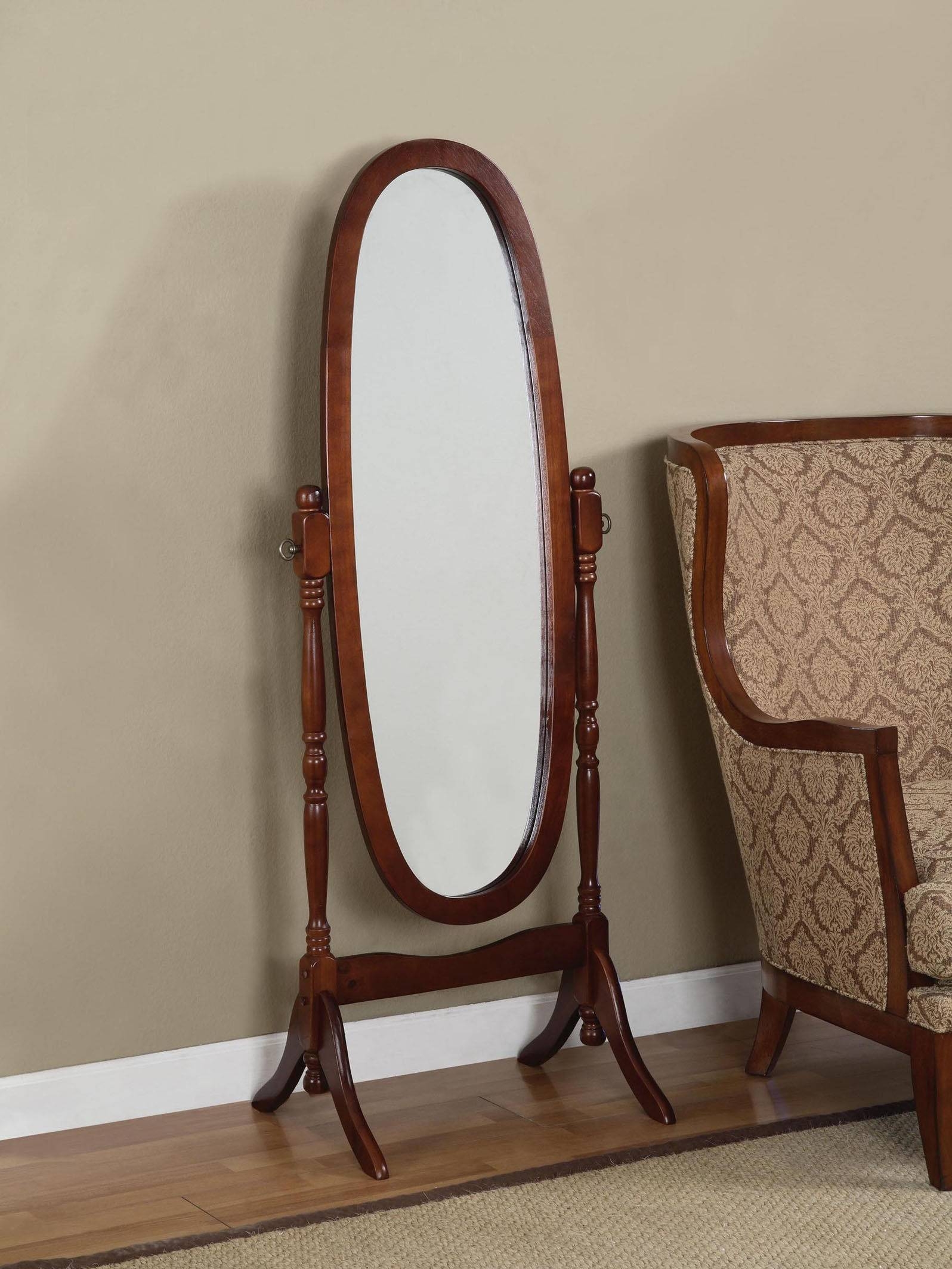 Featured Photo of 25 Inspirations Free Standing Oval Mirrors