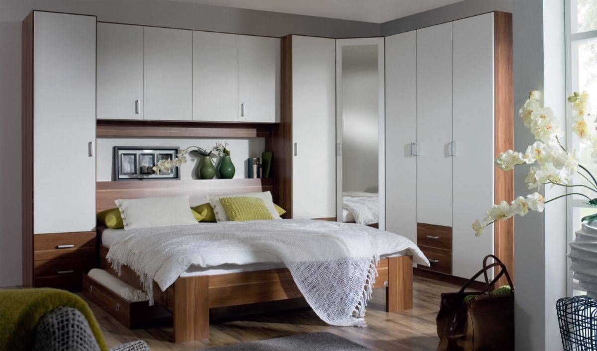 Bedroom Furniture : Wall Storage Two Beds In One Bedroom Wardrobes Intended For Over Bed Wardrobes Sets (View 9 of 15)