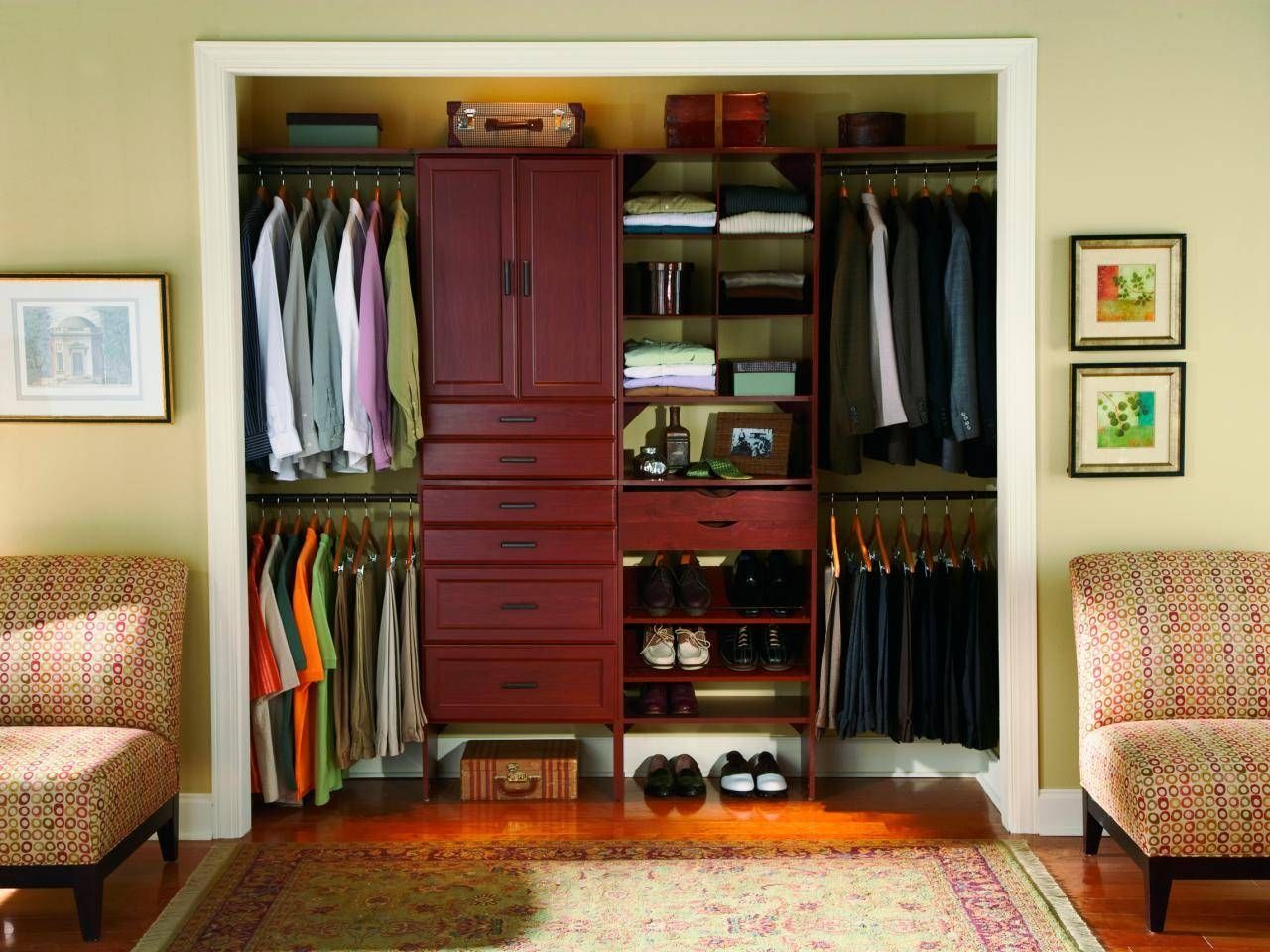 Bedroom : Small Closet Organization Ideas Pictures Options Tips With Bedroom Wardrobe Storages (View 9 of 30)