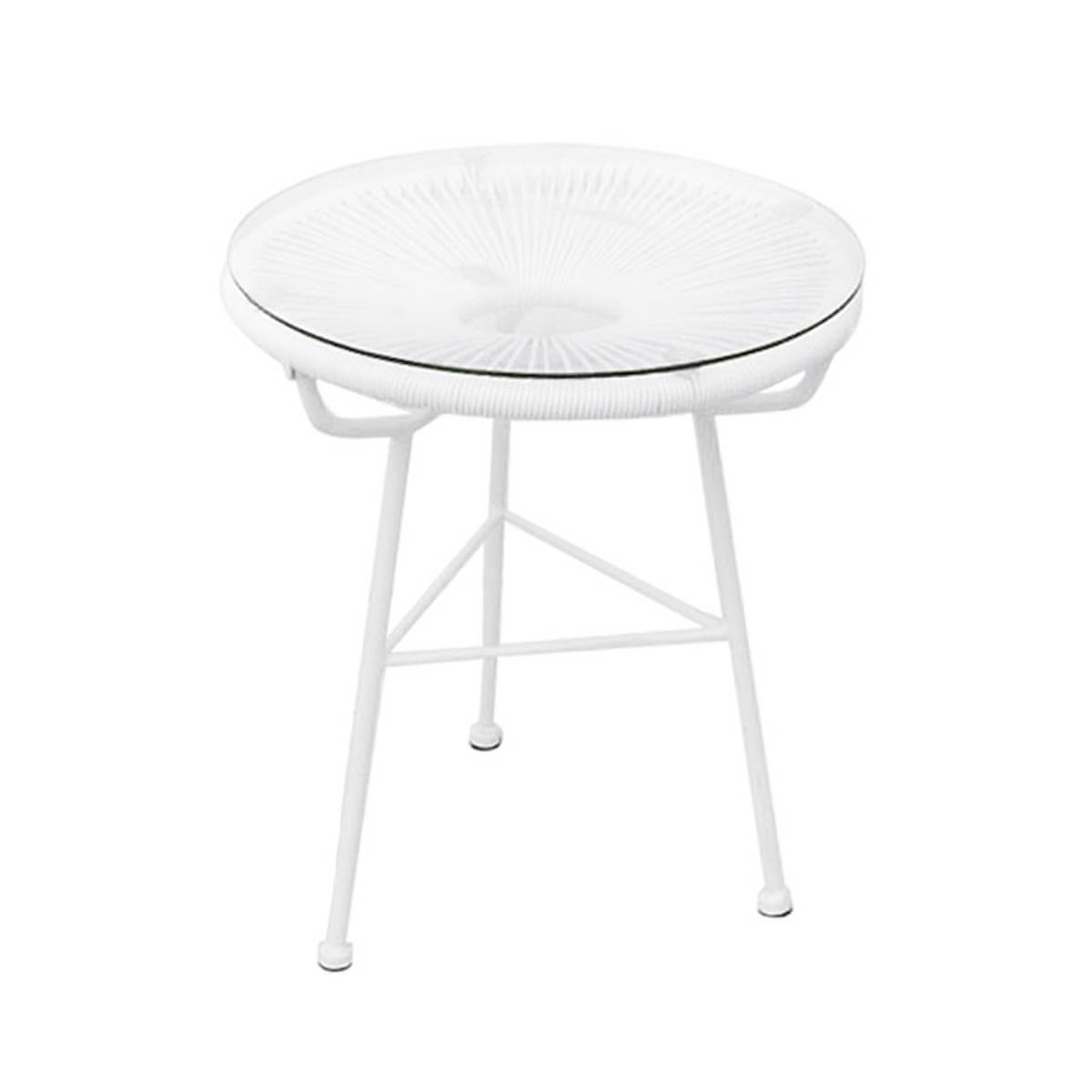 Bentley Garden Table Round Retro – Aqua, Black, Pink, White With White Retro Coffee Tables (View 15 of 30)