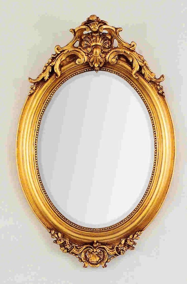 Best 10+ Oval Frame Ideas On Pinterest | Vintage Gothic Decor For Vintage Looking Mirrors (View 17 of 25)