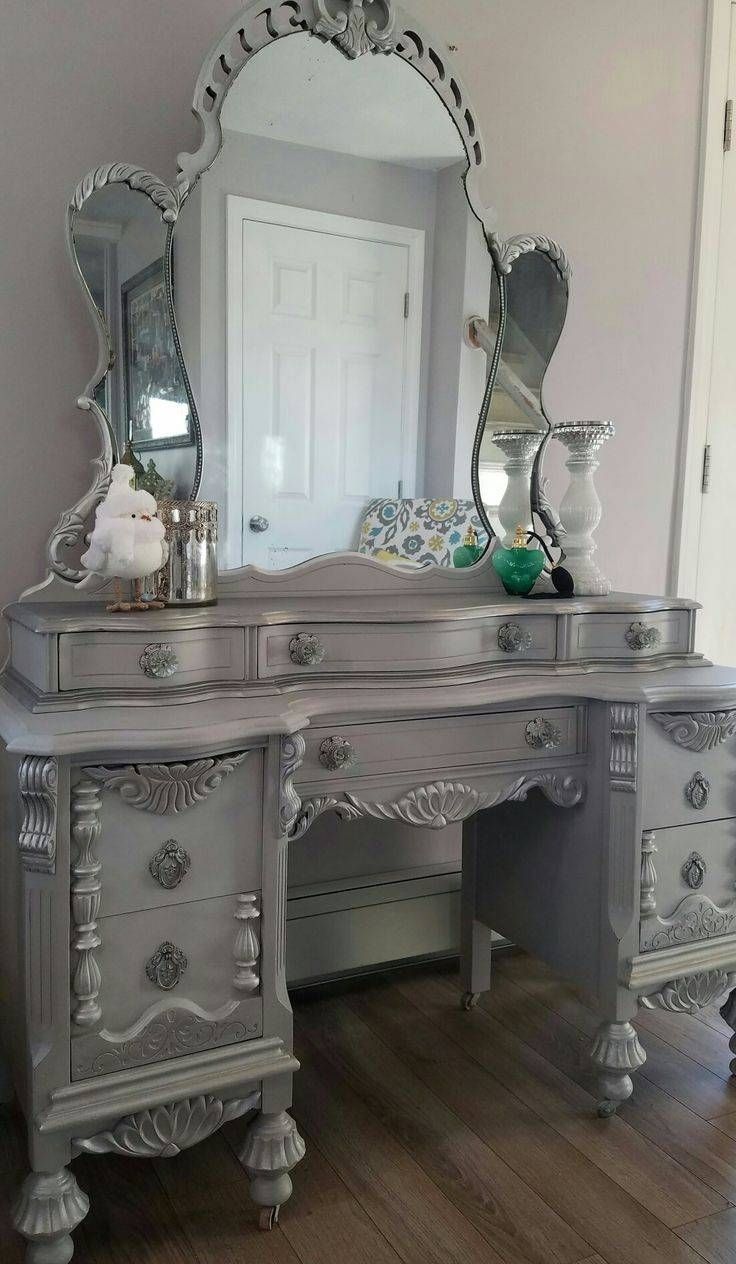 Best 25+ Chalk Paint Mirror Ideas On Pinterest | Painted Frames With Grey Vintage Mirrors (View 21 of 25)