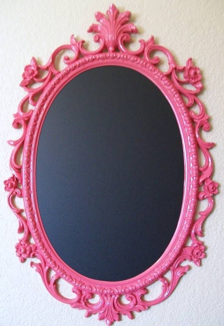 Best 25+ Pink Framed Mirrors Ideas On Pinterest | Purple Framed With Regard To Vintage Shabby Chic Mirrors (View 24 of 25)