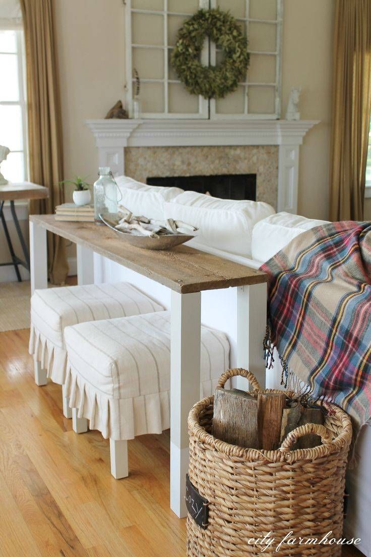 Best 25+ Table Behind Couch Ideas On Pinterest | Behind Sofa Table Inside Sofa Table Chairs (Photo 5 of 30)