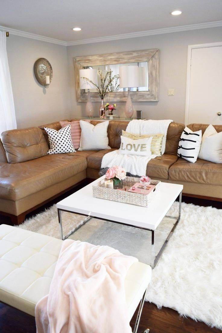 Best 25+ Tan Couch Decor Ideas That You Will Like On Pinterest Throughout Light Tan Leather Sofas (View 24 of 30)