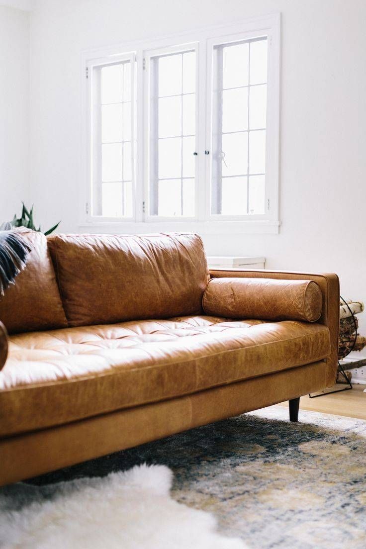 Best 25+ Tan Leather Sofas Ideas On Pinterest | Tan Leather Within Cool Sofa Ideas (View 13 of 30)