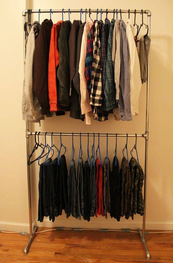 Best 25+ Wardrobe Rack Ideas On Pinterest | Clothes Racks With Double Clothes Rail Wardrobes (View 9 of 30)