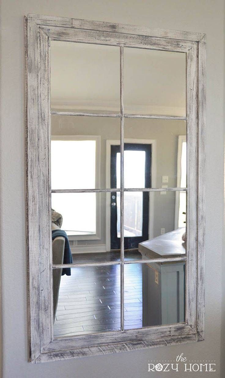 Best 25+ Window Pane Mirror Ideas On Pinterest | Windows Decor With Regard To Old French Mirrors (View 9 of 25)