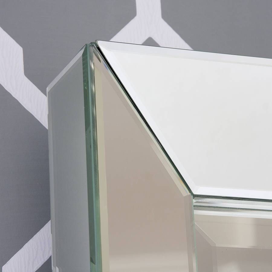 Bevelled All Glass Mirrordecorative Mirrors Online Throughout Bevelled Mirrors Glass (View 5 of 25)