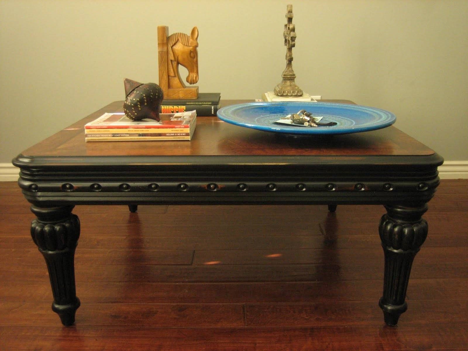 Black Coffee Table Intended For Rounded Corner Coffee Tables (View 22 of 30)