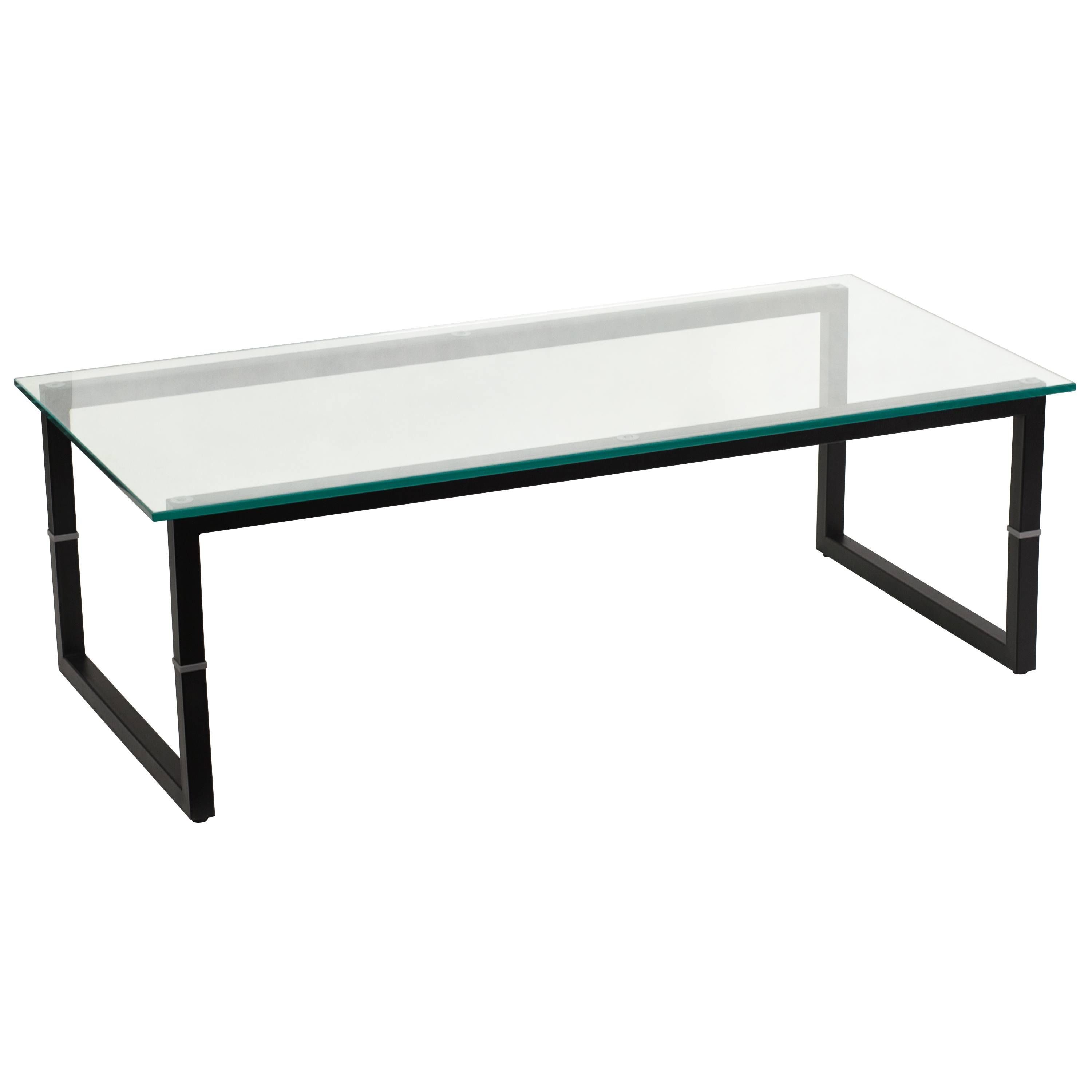 Black Metal Coffee Table With Glass Top | Coffee Tables Decoration With Coffee Tables Metal And Glass (View 4 of 30)