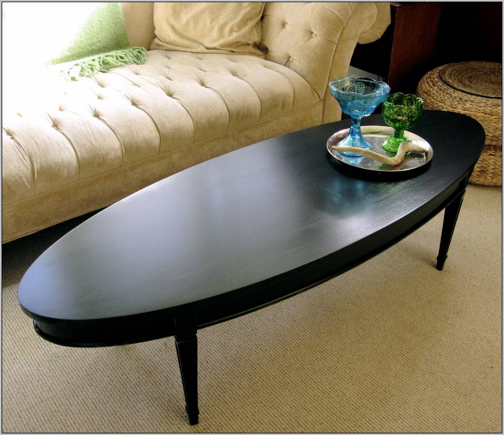 Black Oval Coffee Table Set – Coffee Table : Home Decorating Ideas Within Black Oval Coffee Tables (View 2 of 30)