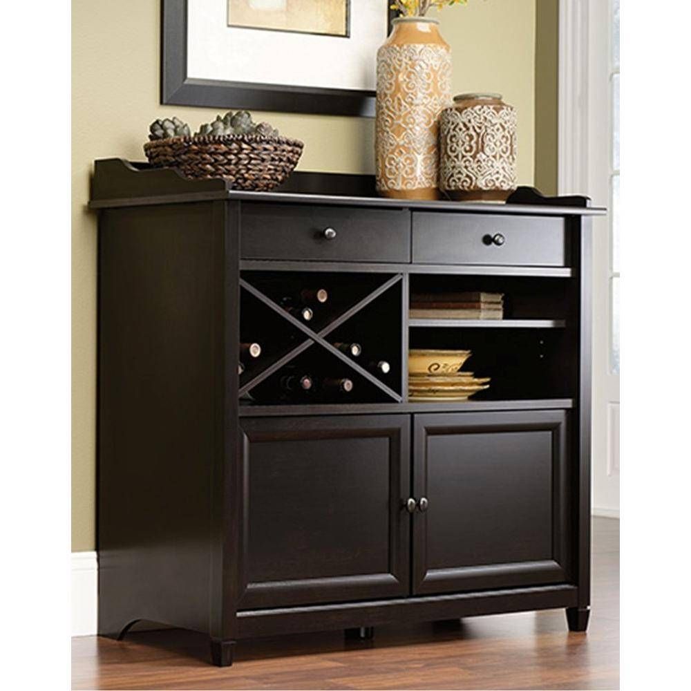 Black – Sideboard – Sideboards & Buffets – Kitchen & Dining Room In Black Sideboards (View 11 of 30)