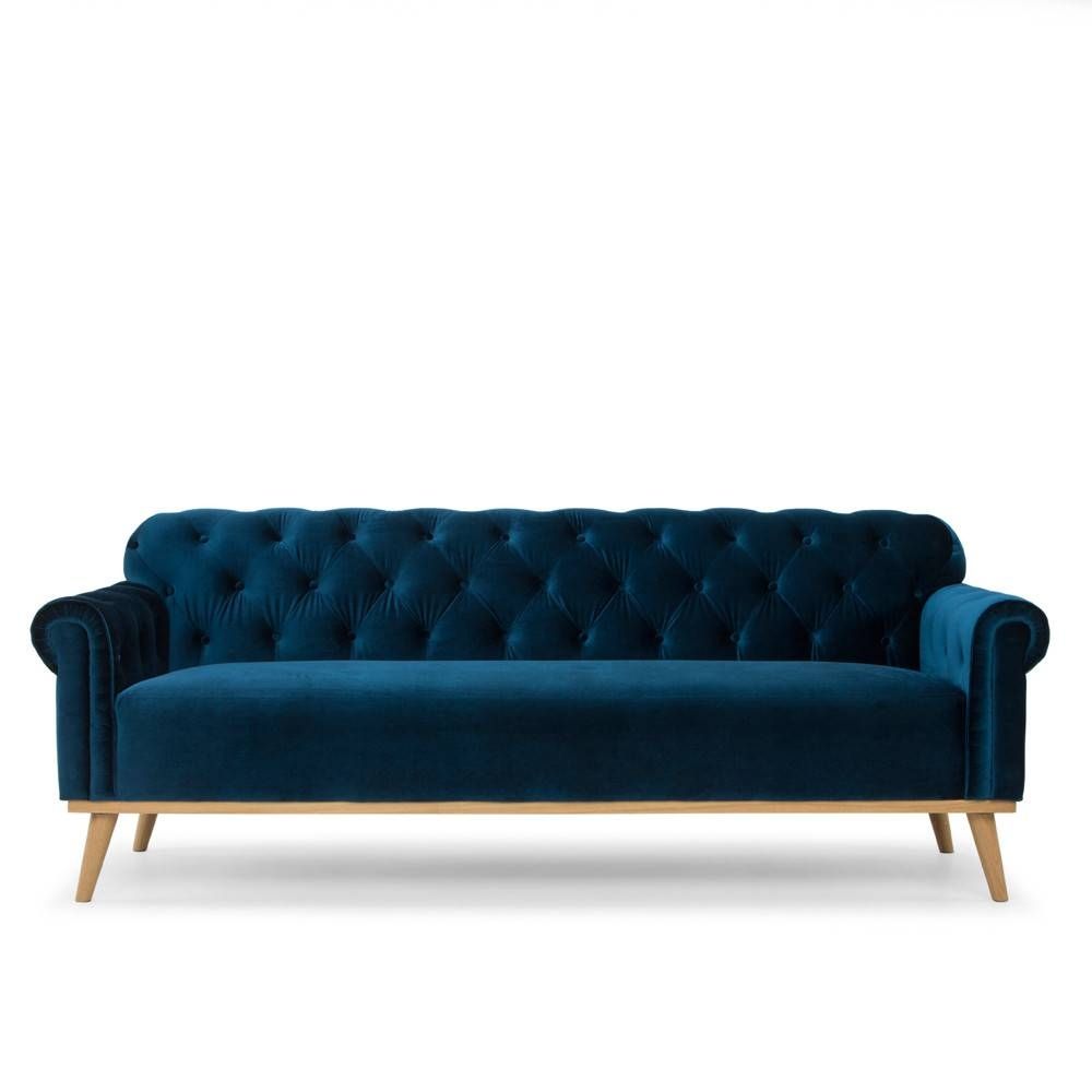 Blue Chesterfield Sofa – Me And My Trend Regarding Chesterfield Furniture (View 21 of 30)