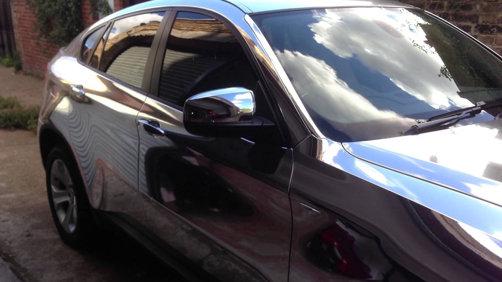 Bmw X6 Chrome Mirror Wrapwrapping Cars London – Youtube Inside Chrome Mirrors (View 20 of 25)