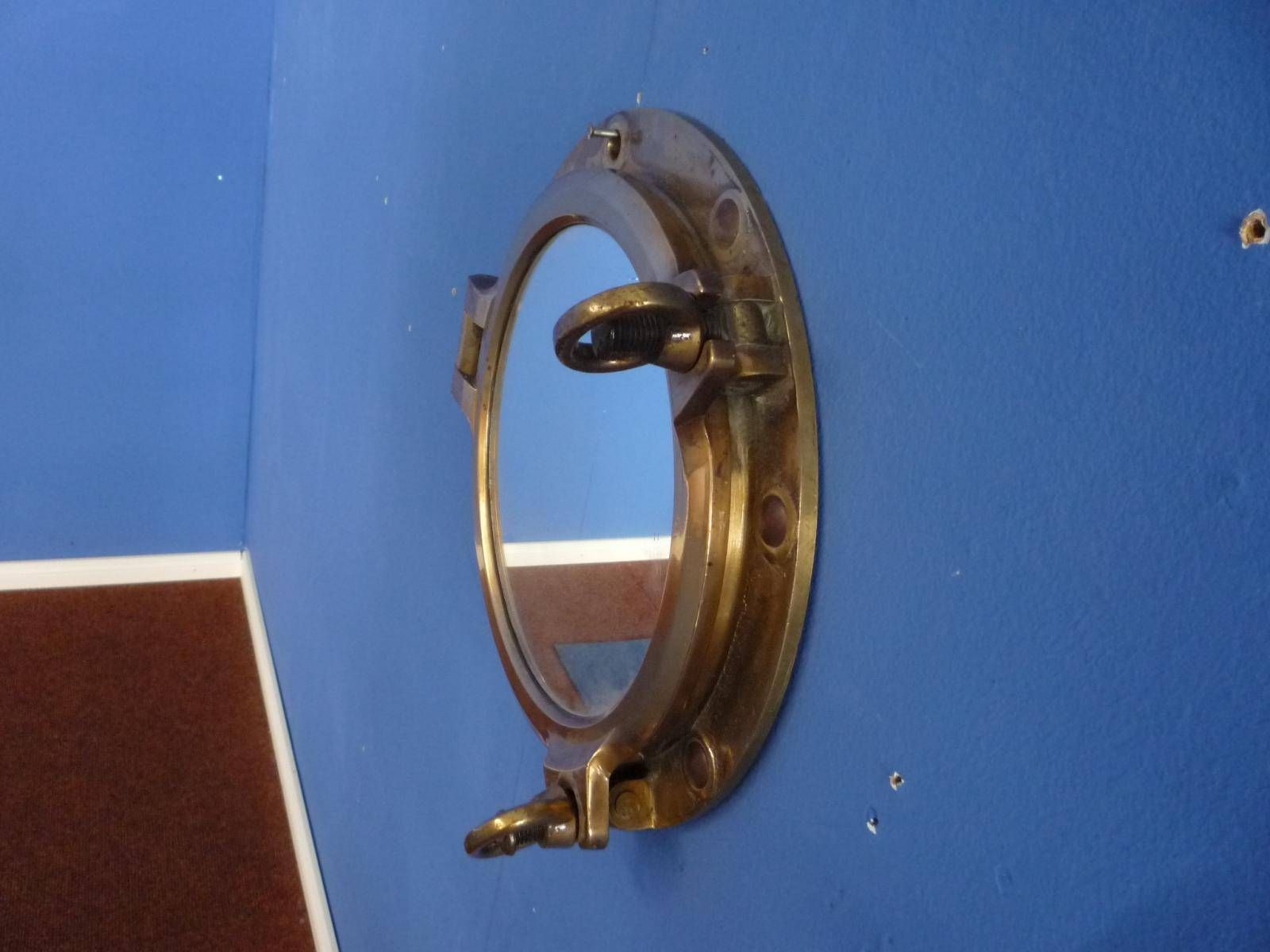Brass Porthole Wall Mirror, 1930s For Sale At Pamono In Porthole Wall Mirrors (Photo 24 of 25)