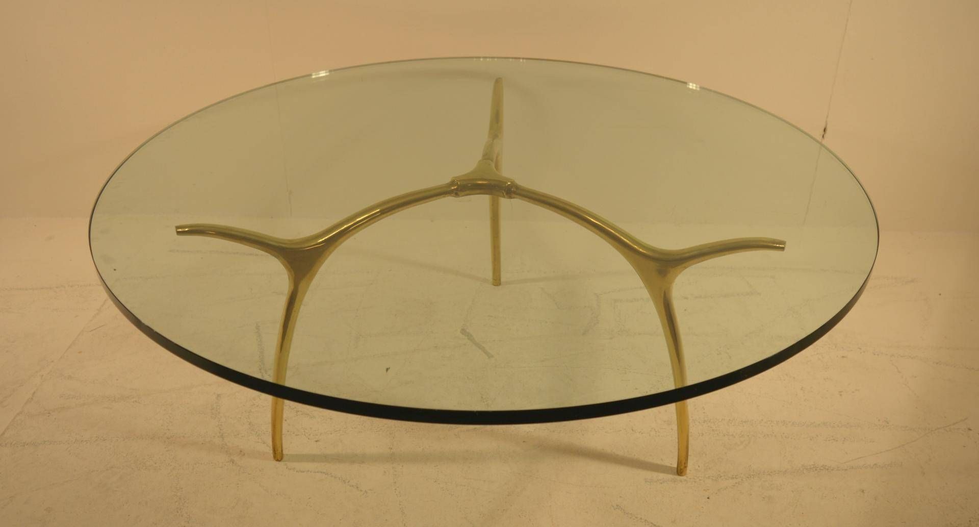 Bronze And Glass Coffee Tablekouloufi For Ets Vanderborght For Bronze And Glass Coffee Tables (View 13 of 30)