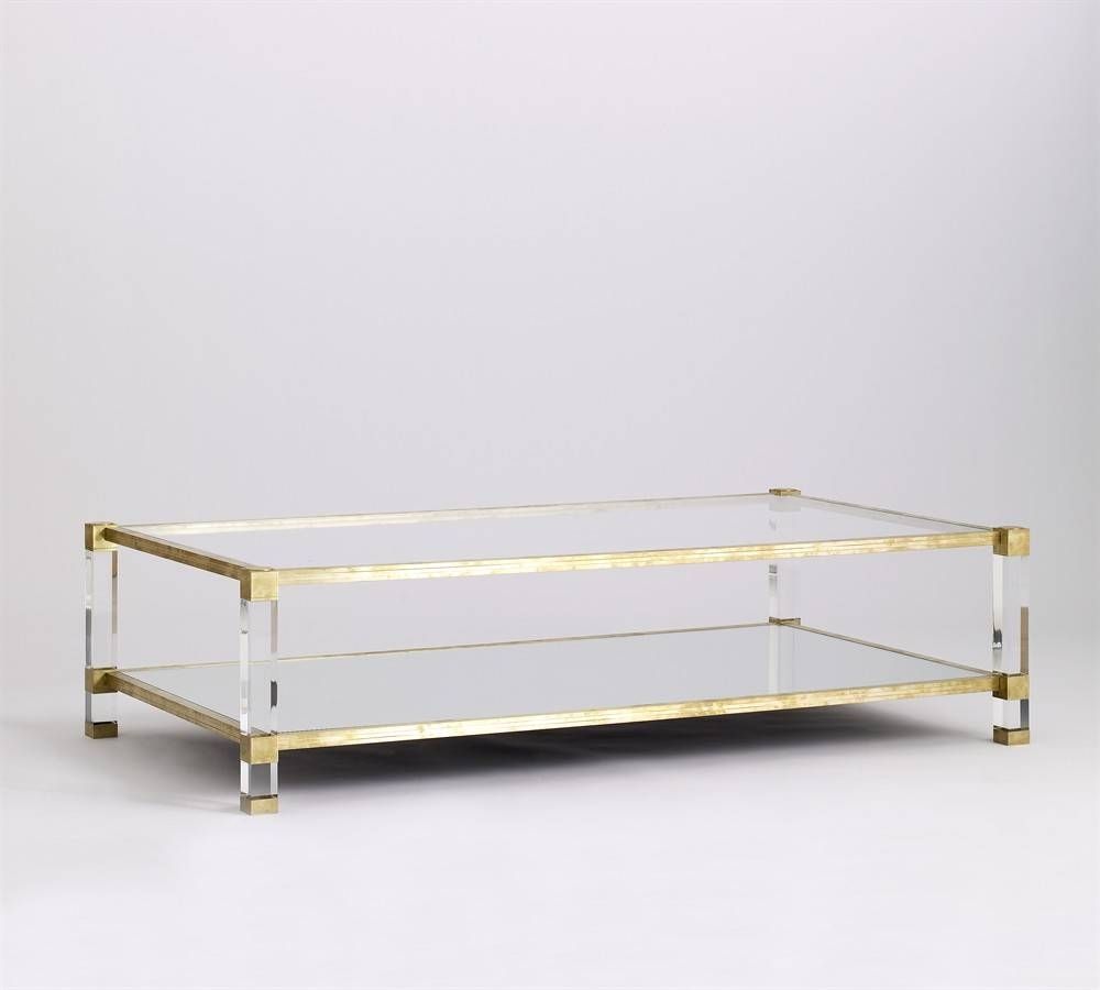 Bronze And Lucite Coffee Table — Liberty Interior : How To Build A For Bronze And Glass Coffee Tables (Photo 25 of 30)