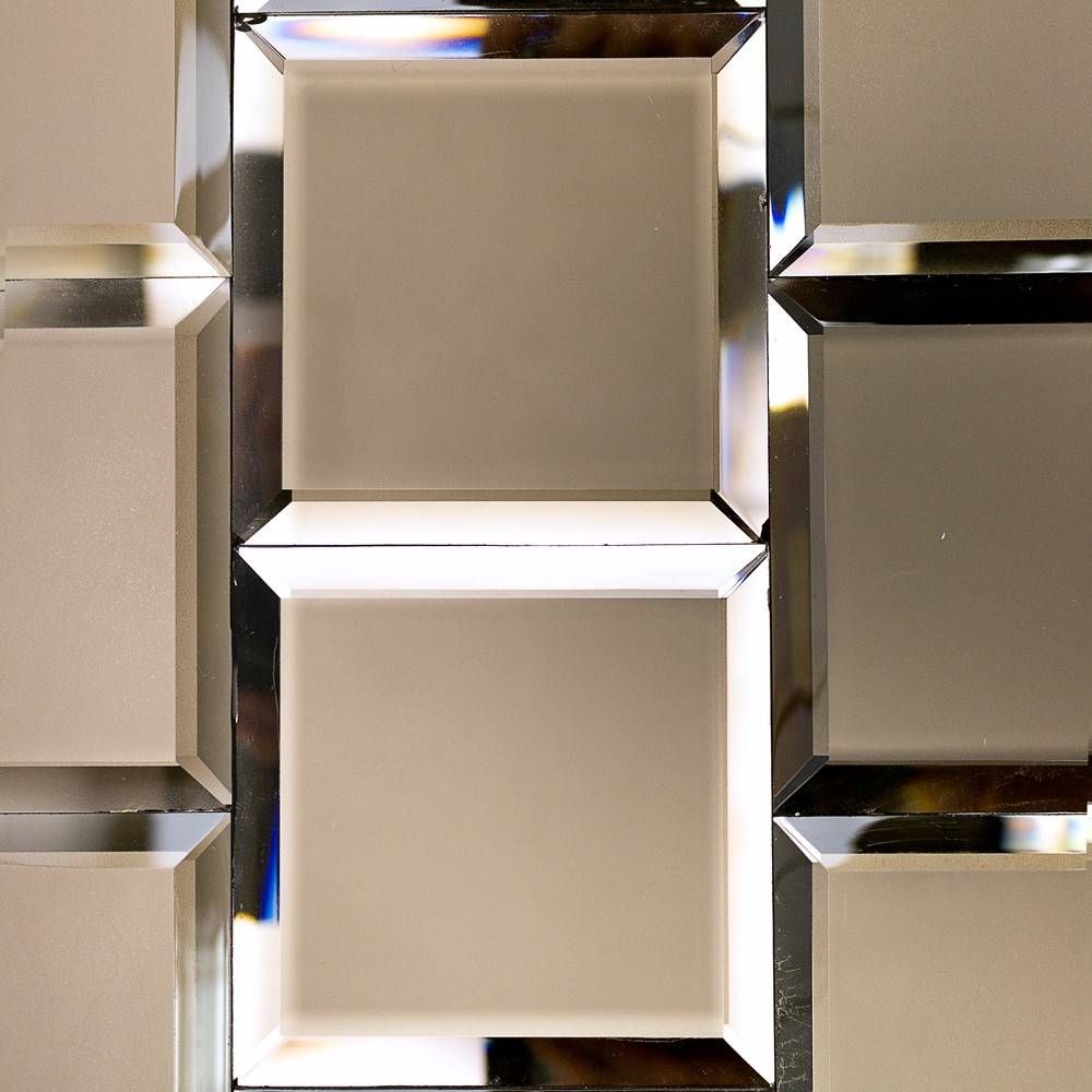 Bronze Beveled 4x4 Mirror Tile Throughout Bevelled Mirrors (View 24 of 25)