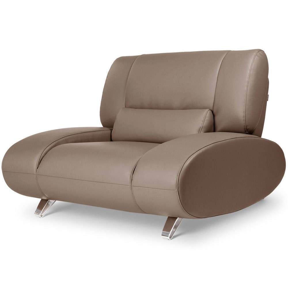 Brown Aspen Leather Sofa Set With Loveseat And Chair | Zuri Furniture With Regard To Aspen Leather Sofas (Photo 3 of 30)
