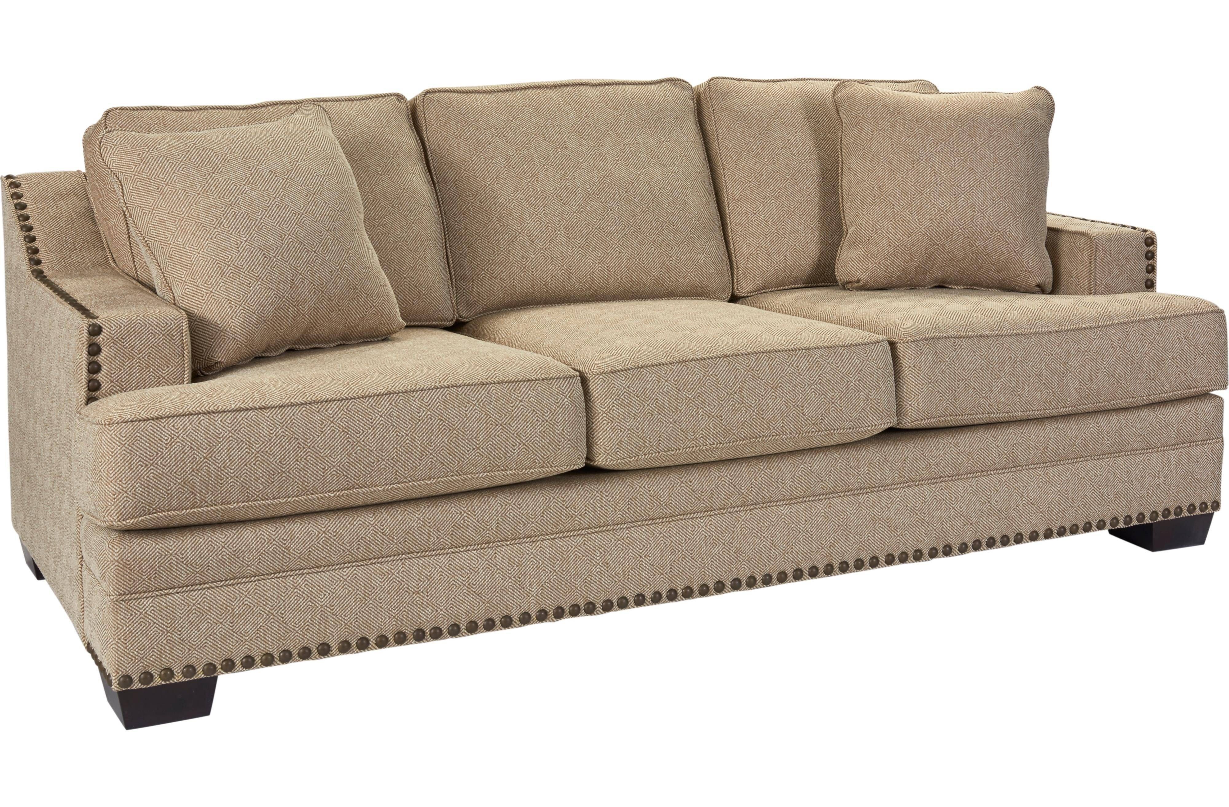 Broyhill Furniture Estes Park Contemporary Sofa With Nailhead Trim Inside Broyhill Sectional Sofas (Photo 26 of 30)