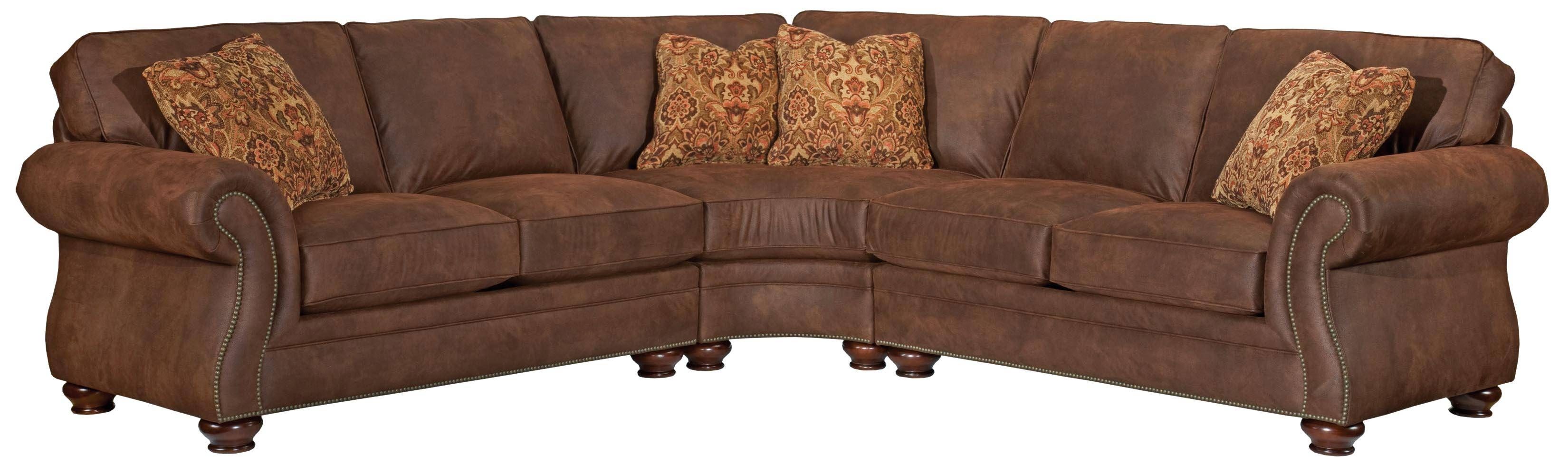 Broyhill Furniture Laramie 3 Piece Wedge Sectional Sofa – Wayside With Broyhill Sectional Sofa (Photo 1 of 30)