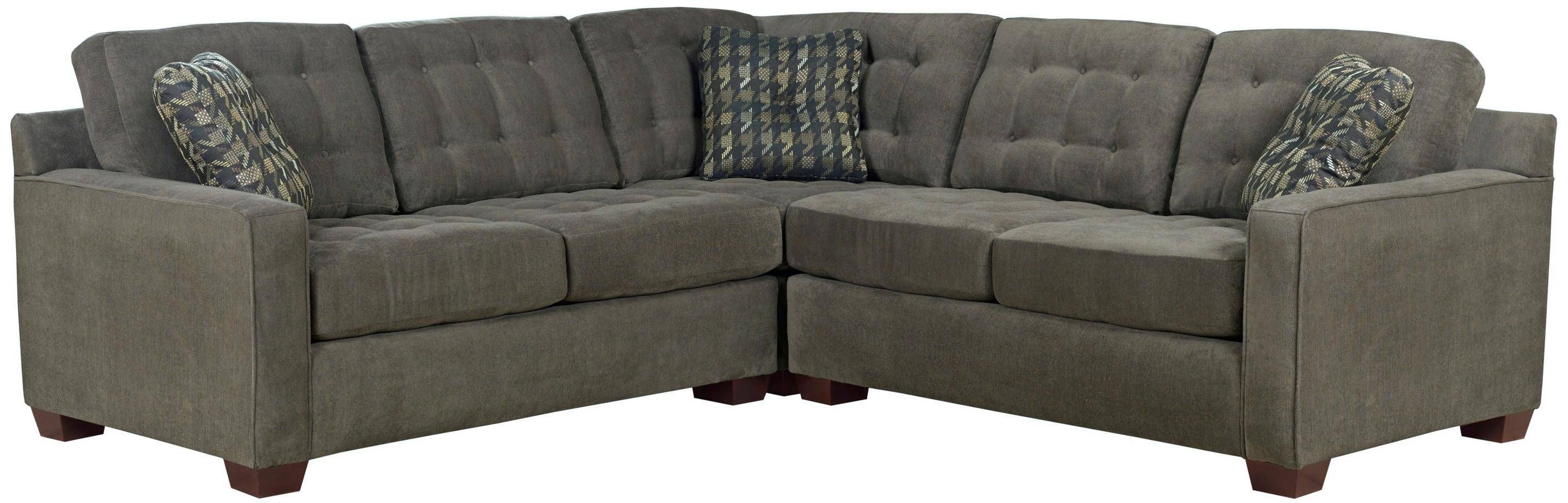 Broyhill Furniture Tribeca Contemporary L Shaped Sectional Sofa Throughout Broyhill Sectional Sofa (Photo 9 of 30)