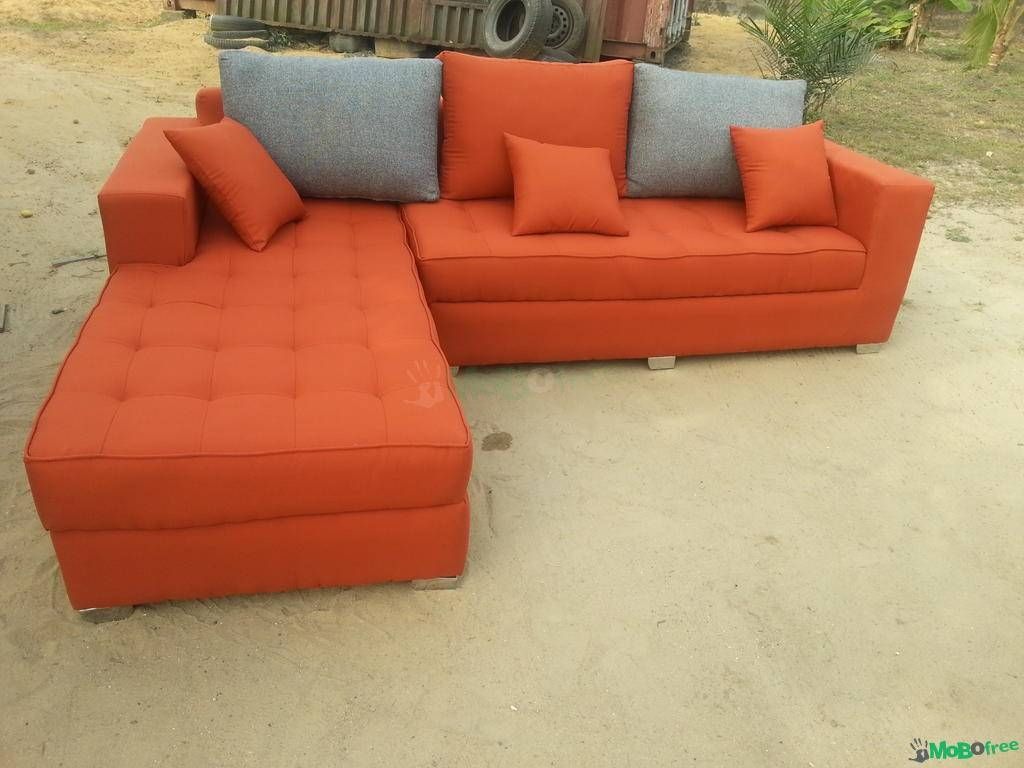 Burnt Orange Sectional Sofa | Sofa Gallery | Kengire With Regard To Orange Sectional Sofa (Photo 26 of 30)