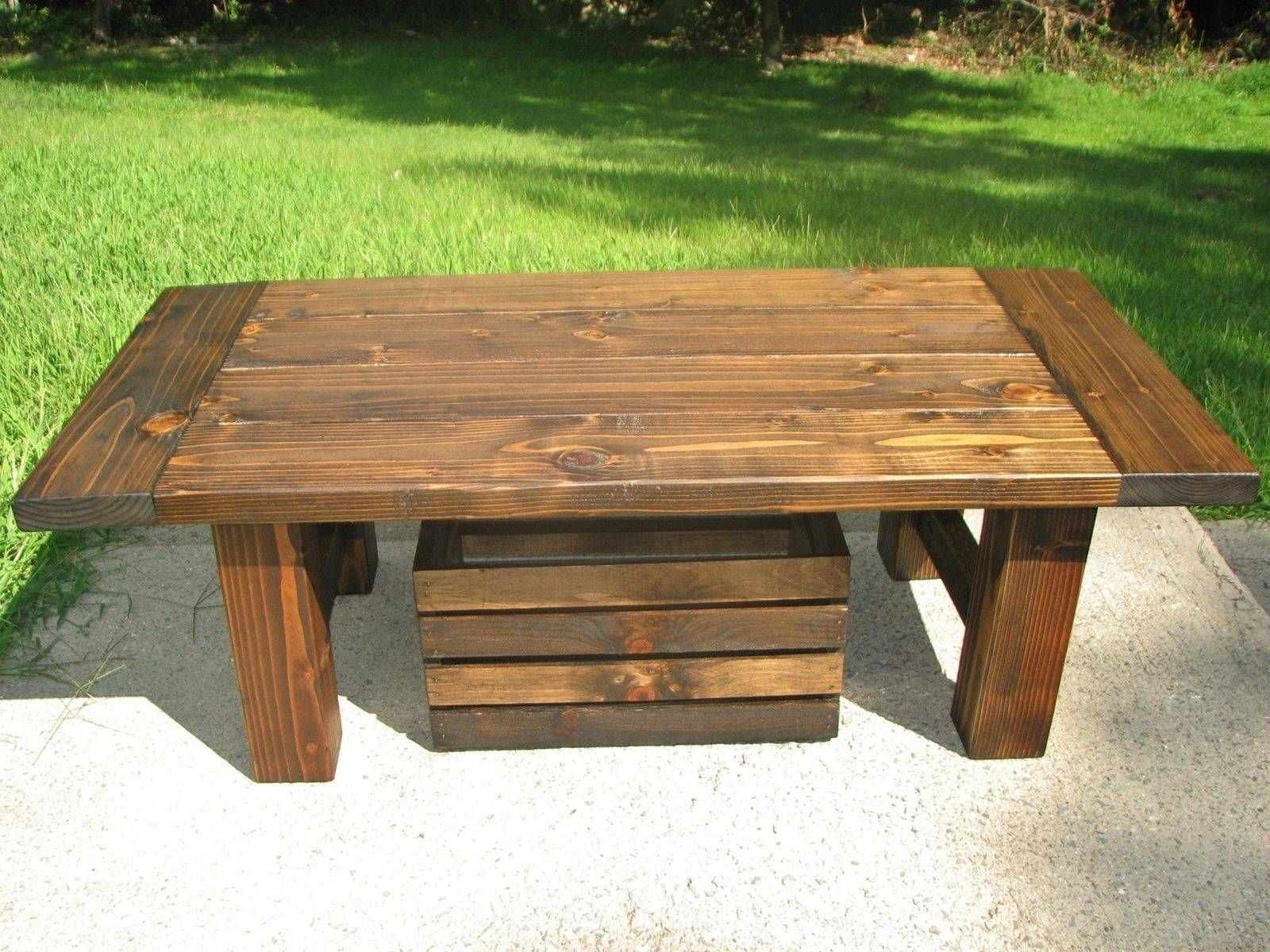 Buy A Handmade Country Coffee Table, Made To Order From Erick Regarding Pine Coffee Tables With Storage (Photo 30 of 30)