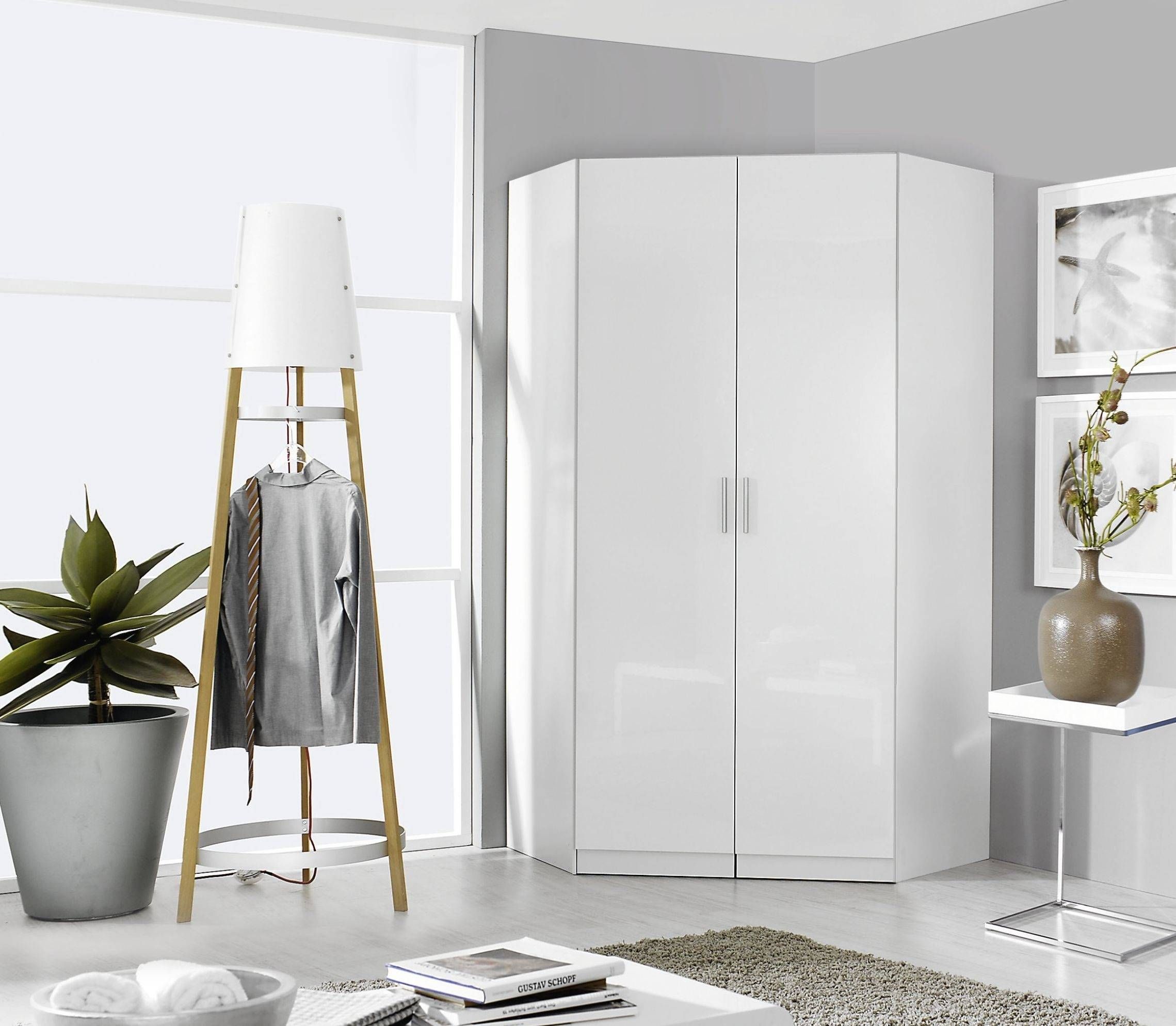 Buy Rauch Celle Corner Wardrobe Online – Cfs Uk Pertaining To White Gloss Corner Wardrobes (View 11 of 15)