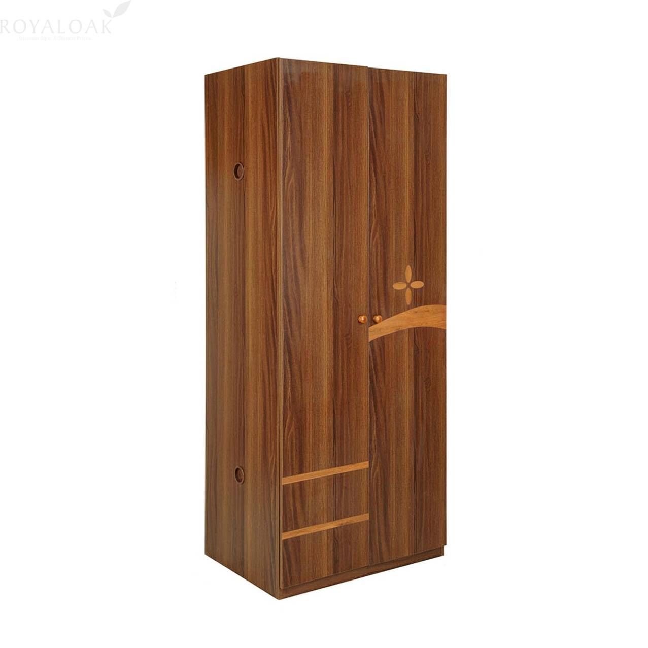 Buy Royaloak Daisy Wardrobe 2dronline In India – Bedroom With Brown Wardrobes (View 12 of 15)