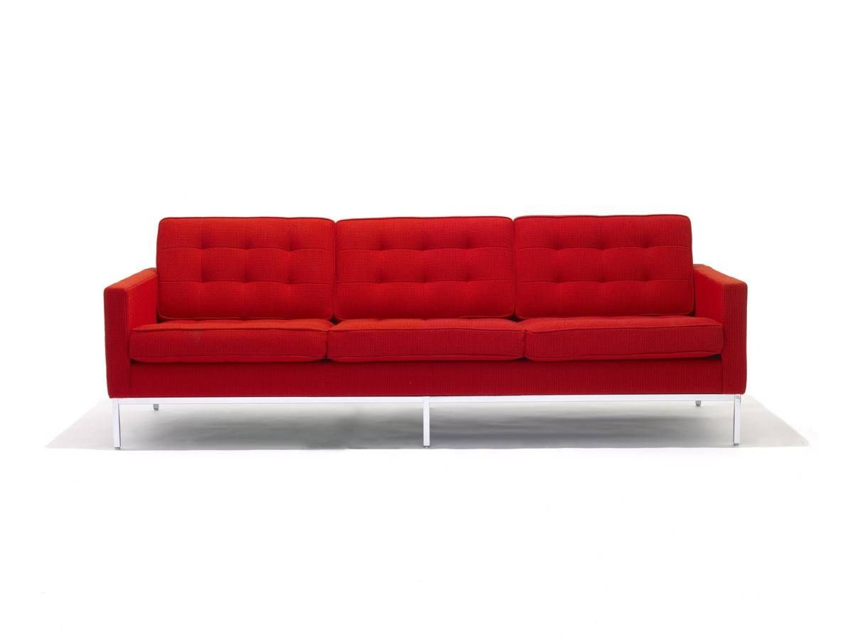 Buy The Knoll Studio Knoll Florence Knoll Three Seater Sofa At Within Florence Knoll 3 Seater Sofas (View 1 of 30)