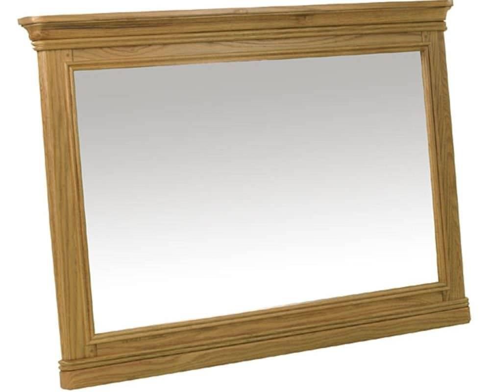 Buy Treville Oak Mirror – Large Online – Cfs Uk With Large Oak Mirrors (View 2 of 25)