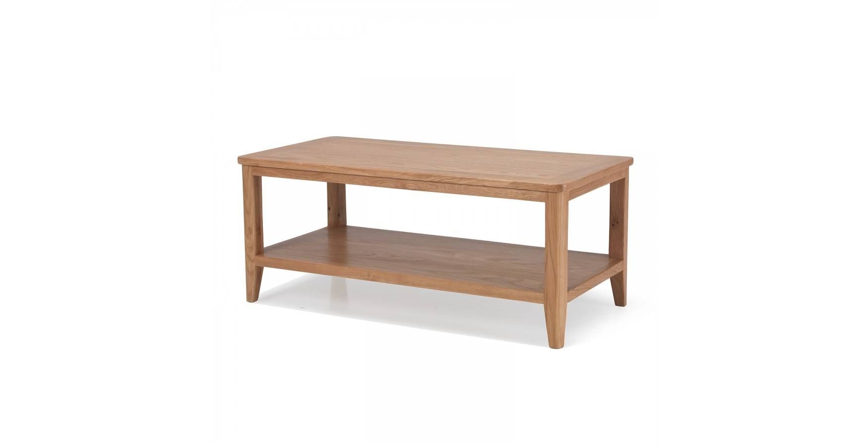 Cadley Oak Coffee Table With Shelf – Lifestyle Furniture Uk Within Oak Coffee Tables With Shelf (View 20 of 30)