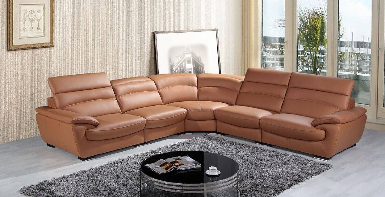 Camel Leather Sectional Sofa | Tehranmix Decoration For Camel Sectional Sofa (View 4 of 30)