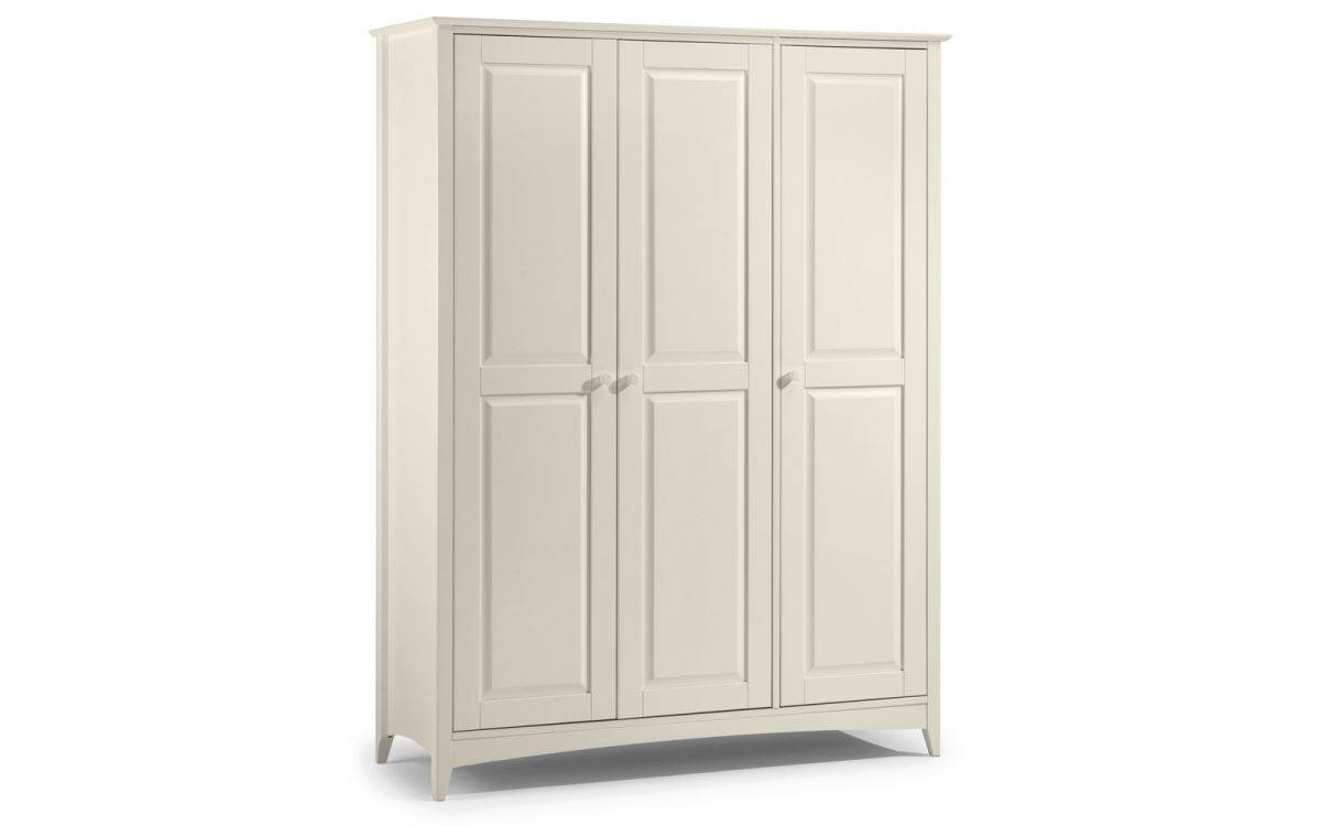 Cameo 3 Door Wardrobe | Julian Bowen Limited Pertaining To Cameo Wardrobes (Photo 1 of 15)