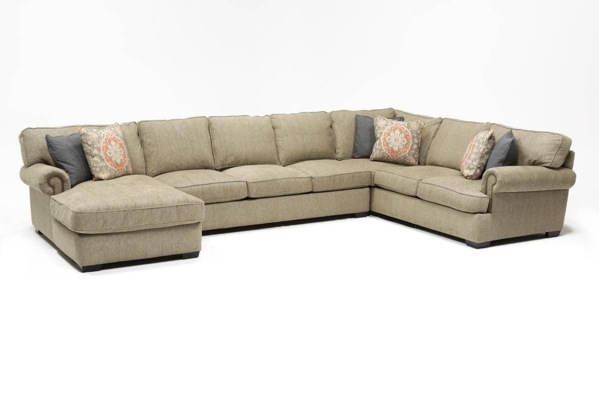 Campbell 3 Piece Sectional – Living Spaces Intended For 10 Piece Sectional Sofa (Photo 153 of 299)