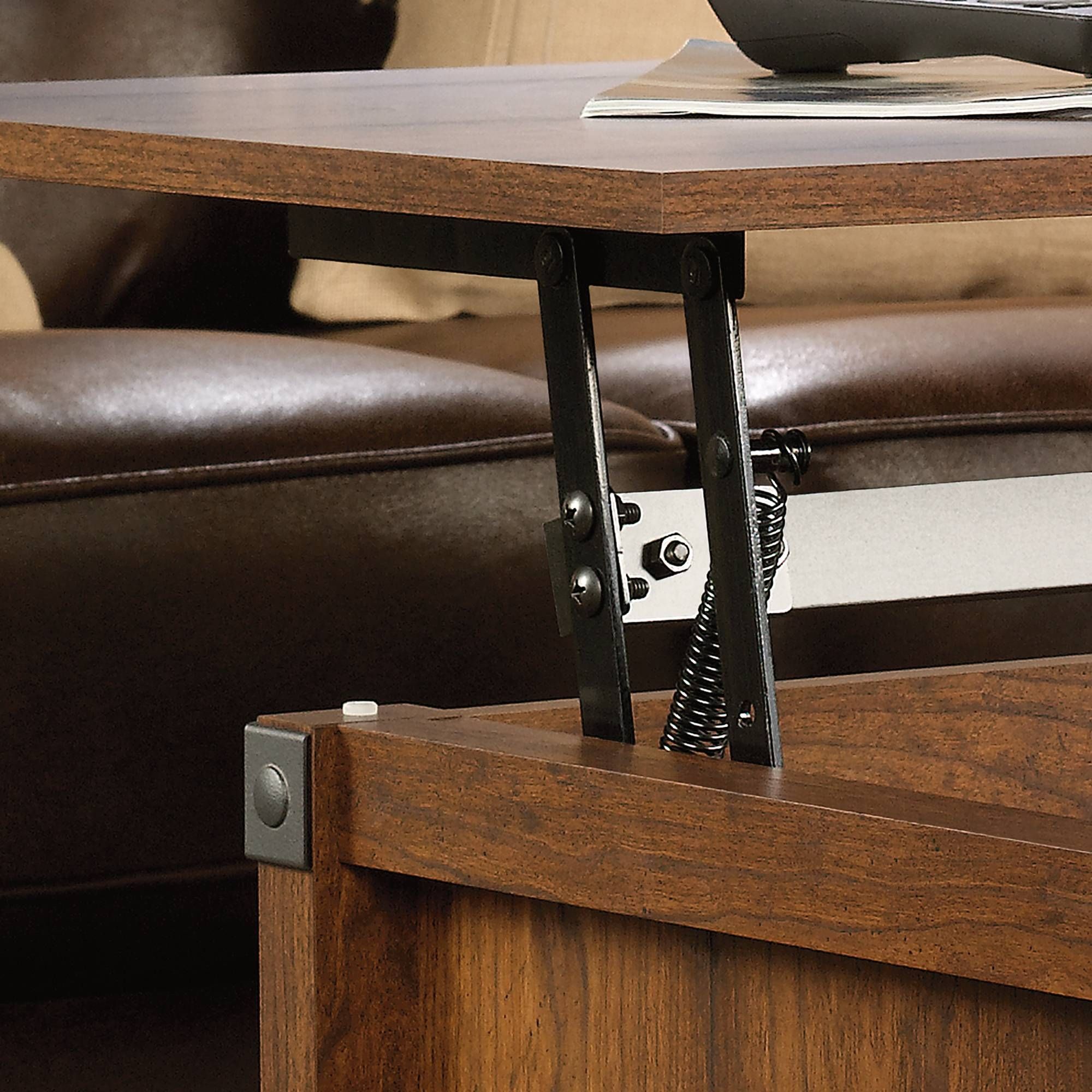Carson Forge | Lift Top Coffee Table | 414444 | Sauder For Waverly Lift Top Coffee Tables (View 23 of 30)